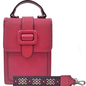 Elegant Small Red Crossbody Bag